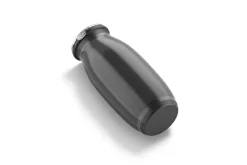Black Plastic Yogurt Bottle 3D Model