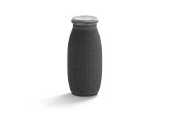 Black Plastic Yogurt Bottle 3D Model