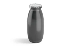 Black Plastic Yogurt Bottle 3D Model