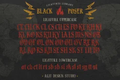 Black Poser Blackletter Typeface