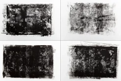 12 Black Rolled Ink Textures