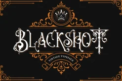Blackshot - Blackletter Font