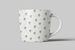 Black & white seamless patterns set