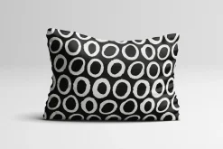 Black & white seamless patterns set