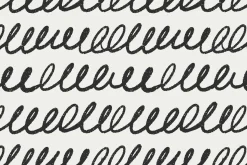 Black & white seamless patterns set