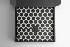 Black & white seamless patterns set