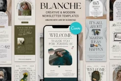 Blanche - Canva Newsletter Templates