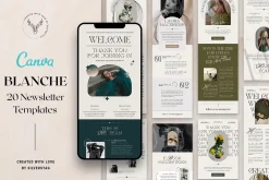 Blanche - Canva Newsletter Templates