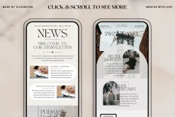 Blanche - Canva Newsletter Templates