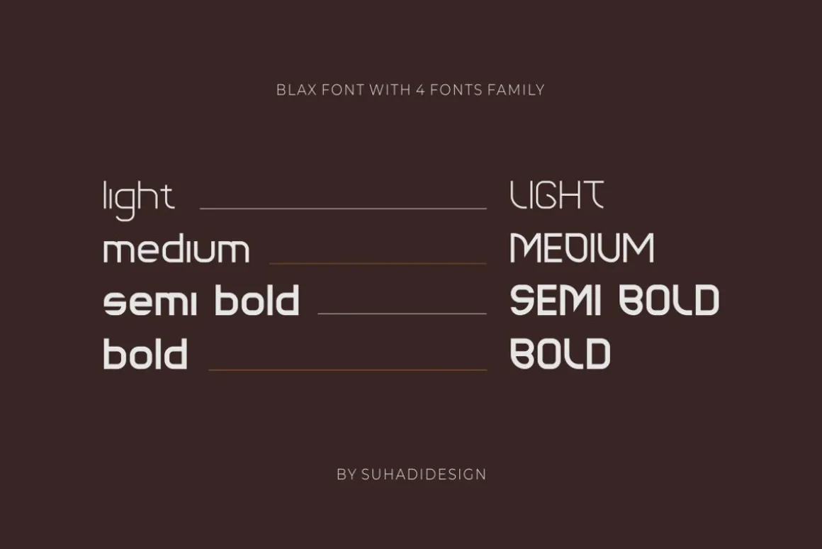 Blax - Sans Serif Alternate Font