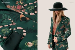 Blazer Trousers Two-piece Mockup Set
