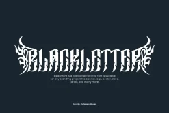 Blegor - Blackletter & Artdeco Font