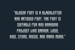 Blegor - Blackletter & Artdeco Font