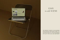 BLEU I Macbook Mockup No.3