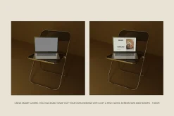 BLEU I Macbook Mockup No.3