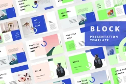 Block - Powerpoint - 2 Color Themes