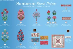 Block Print PNG Elements & Patterns