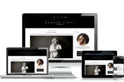 Blogger Template Black and White