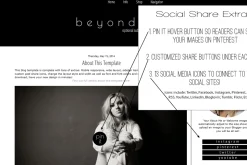 Blogger Template Black and White