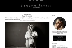 Blogger Template Black and White