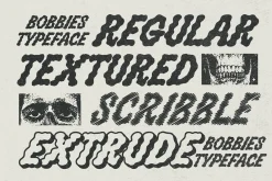 Bloobies – Wavy Display Typeface