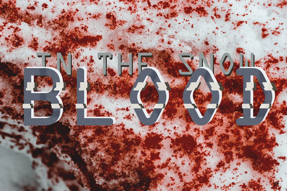 Blood splatter Photoshop overlays