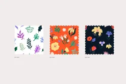 Blooming season. Flowers & leaves