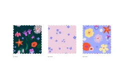 Blooming season. Flowers & leaves