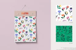 Blooming season. Flowers & leaves