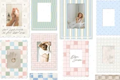 Bloom Season: Backgrounds & Frames