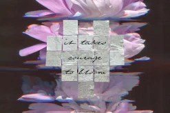 BLOOMSHIFT glitch floral backgrounds