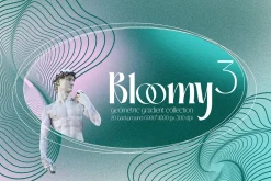 Bloomy gradients - Velvet Jade