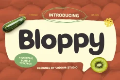 Bloppy – Creative Bubble Typeface