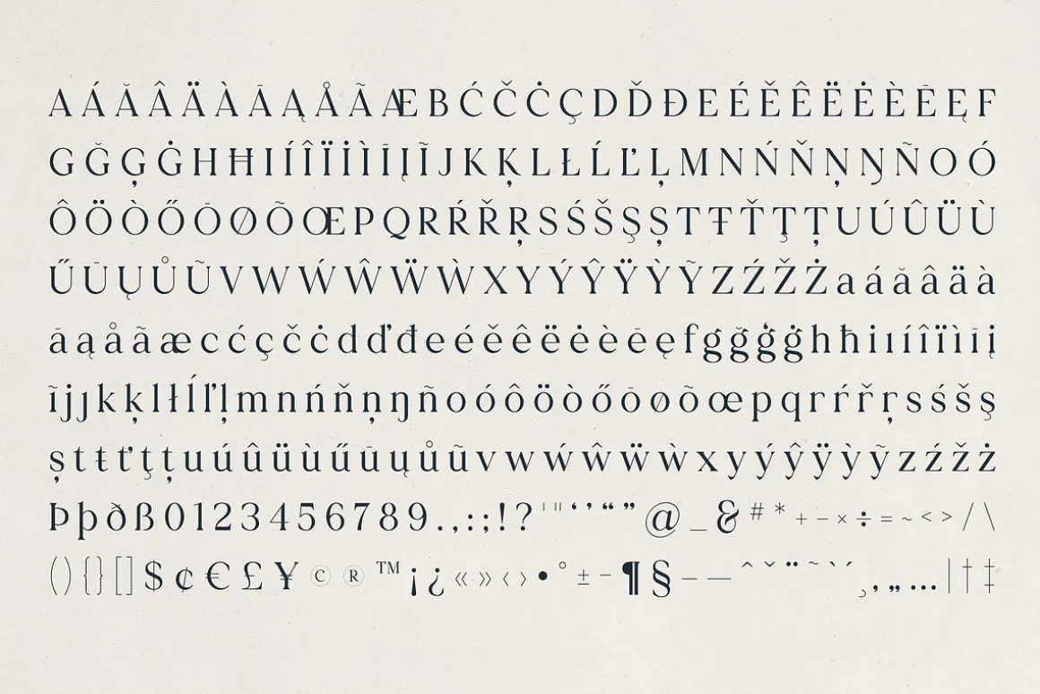 Bloryn — Elegant Serif Font