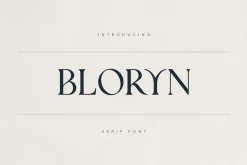Bloryn — Elegant Serif Font