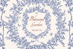 Blossom Garden png, eps, svg