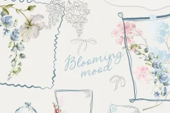 Blossom mood Floral illustration