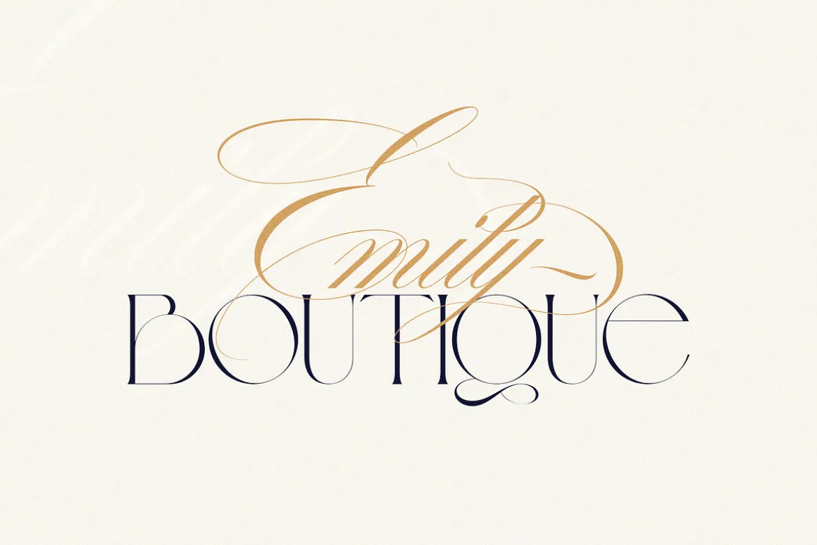 BLOSTA Font Duo//Serif & Script