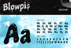 Blowpis - Liquid Bubble Font