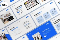 Blue Business Agency Google Slides