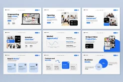 Blue Business Agency Google Slides