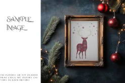 Blue Christmas Frames Collection