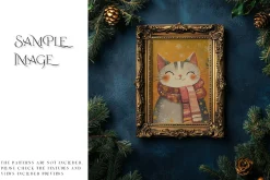 Blue Christmas Frames Collection