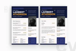 Blue Color Resume CV