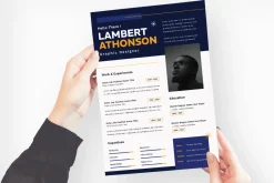 Blue Color Resume CV