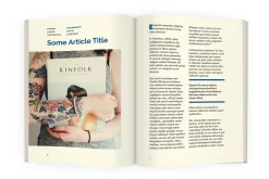 BlueFox - A5 mini magazine template