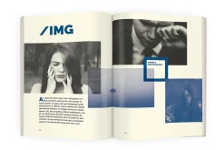 BlueFox - A5 mini magazine template