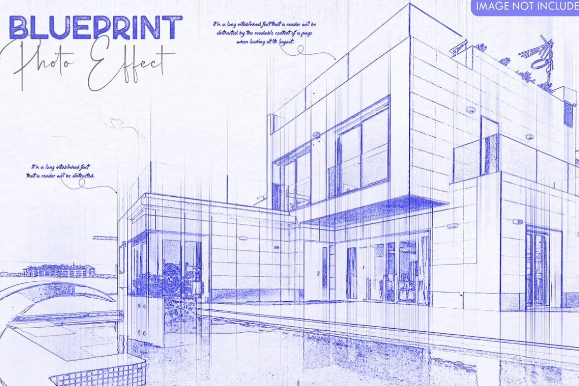 Blueprint Photo Effect