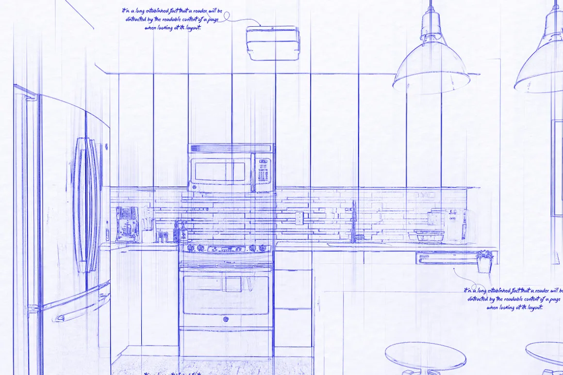 Blueprint Photo Effect