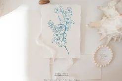 Blue Victorian ll Line art set